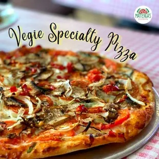 a vegetarian pizza