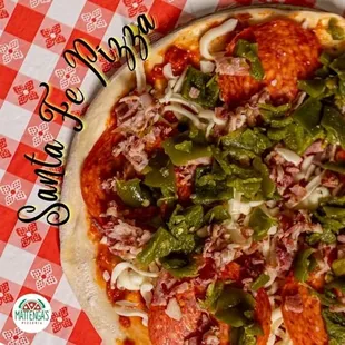 Green Chile Pizza