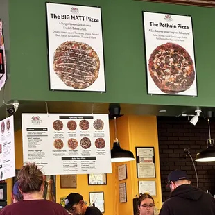 The counter, where you order.