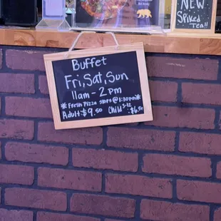 Buffet - Fri, Sat, Sun // 11am - 2pm