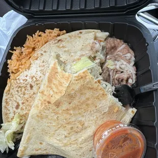 Chicken quesadillas
