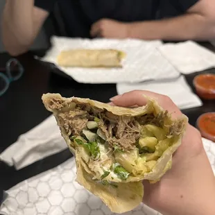 Matteo&apos;s burrito with brisket