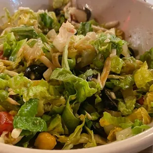 Metteo salad was great. Would have like a little more dressing. Get more on the side.