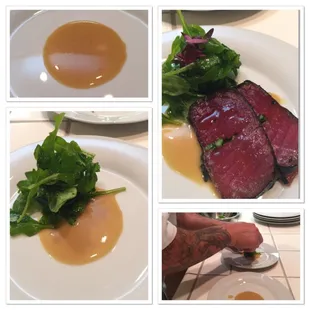 Course #2- Ahi Tuna with Mustard Buerre Blanc #GoodFood from #LasVegas to #CentralCoast