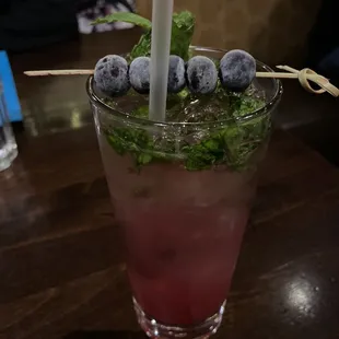 Blueberry mojito
