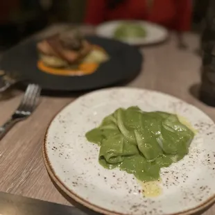 Hanker-chief Pasta with Pesto
