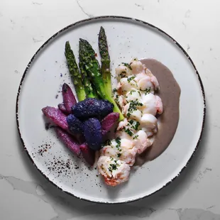 Aragosta: Butter Poached Australian Lobster Tail photographed by @damoneats