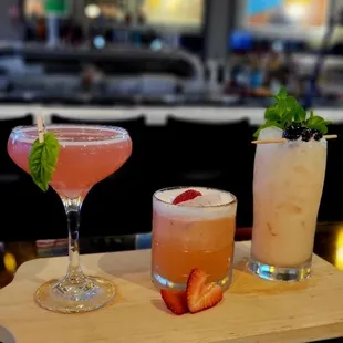 Craft cocktails! We have an amazing selection of spirits, wine and craft beer!