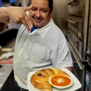 Made-to-order calzone from our scratch kitchen!