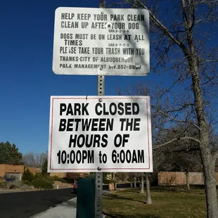 Park hours