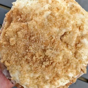 Cinnamon Roll Cookie Donut from Honeybear Bake Shop | Instagram: @telephonesmoothie