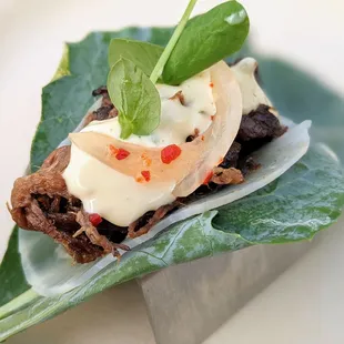 Kohlrabi Lettuce Wrap from Cooking Demo with Chef Sam Diminich | @telephonesmoothie