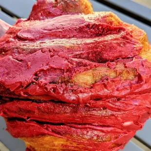 Strawberry Shortcake Croissant from Honeybear Bake Shop | Instagram: @telephonesmoothie