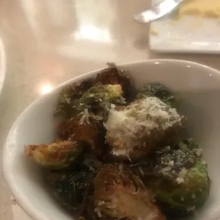 Fried Brussels sprouts