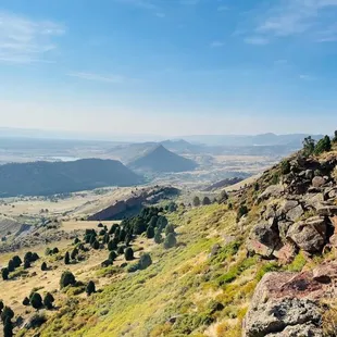 Early fall looking south across the uplift