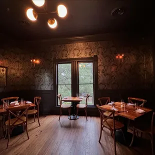 Inside (one of the upstairs dining rooms)