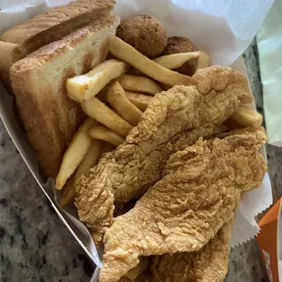 Catfish and fries