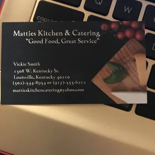 Mattie’s contact info