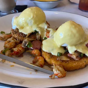 Louisiana eggs Benedict