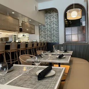 The back of the restaurant: A really pleasant space