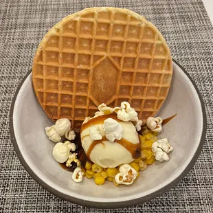 Corn Gelato &amp; Huitlacoche Coppetta