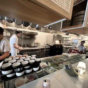 Chef's counter seating