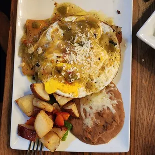 a plate of food on a table