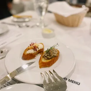 Complimentary appetizers