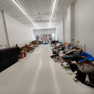 This is an exhibit of trash.