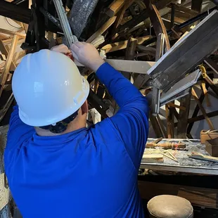 Art Lab. We were able to add a piece of wood to the art piece.