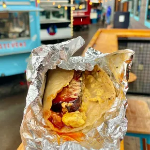Pork Belly Breakfast Taco