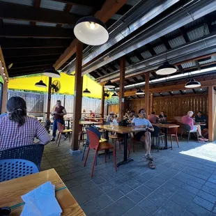 Patio POV... nice vibe.