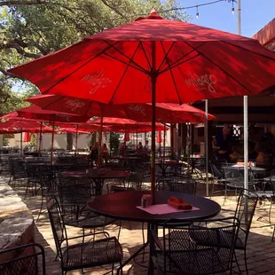 View of the back patio