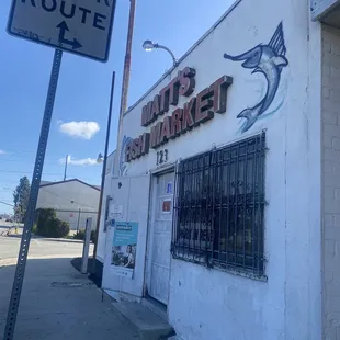 Front of store