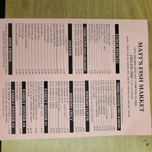 NEW MENU!!!!!!!!!!2020!!!!!!!!!