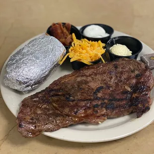Ribeye dinner