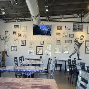 the dining area