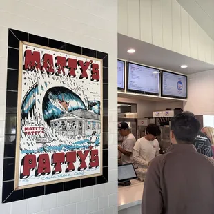 Ordering/waiting area