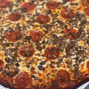 Mushroom and Pepperoni Pizza are a MattyQ's favorite