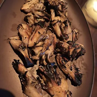 Maitake Mushrooms, Thyme, Butter