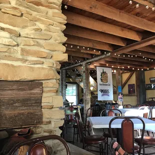 Beautiful indoor seating area, AIR CONDITIONED!