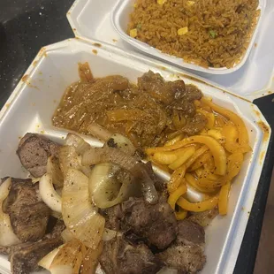 Lamb Deebee and Jollof Rice