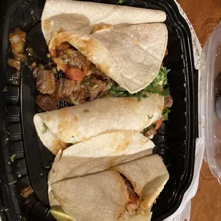 this is how the kitchen put my order together definitely did not happen in my car I was driving way too slow and careful