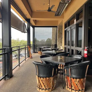 Seating on the terrace is my favorite.