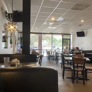 the dining area