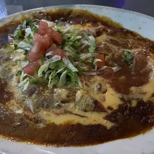 Tio Chon Enchilada Plate