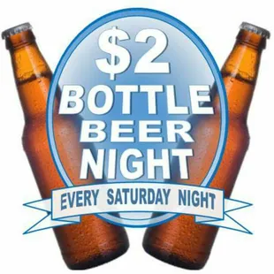 $ 2 bottle beer night