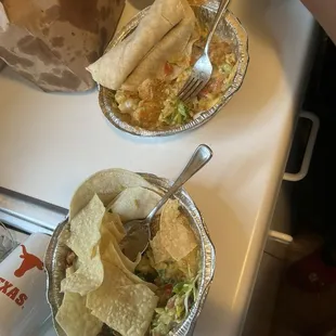 "Stuffed Avocado" w only one serving of Tortillas and it was a COMPLETE MESS.