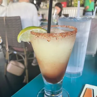 House frozen with chambord floater