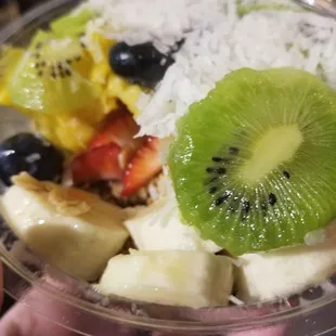 Small Hawaiian Acai Bowl! Best Breakfast in Downtown Fort Mill! Healthy and fresh and very filling!
